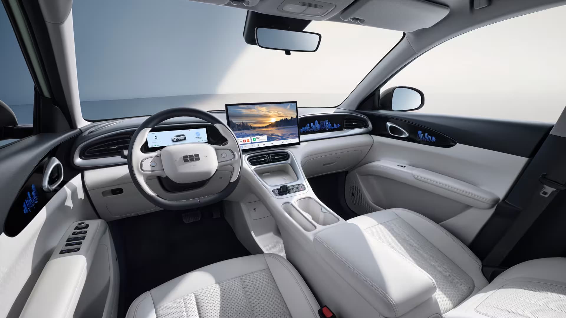 Wrapped in comfort, the cabin brings the warmth and calm of home to every drive