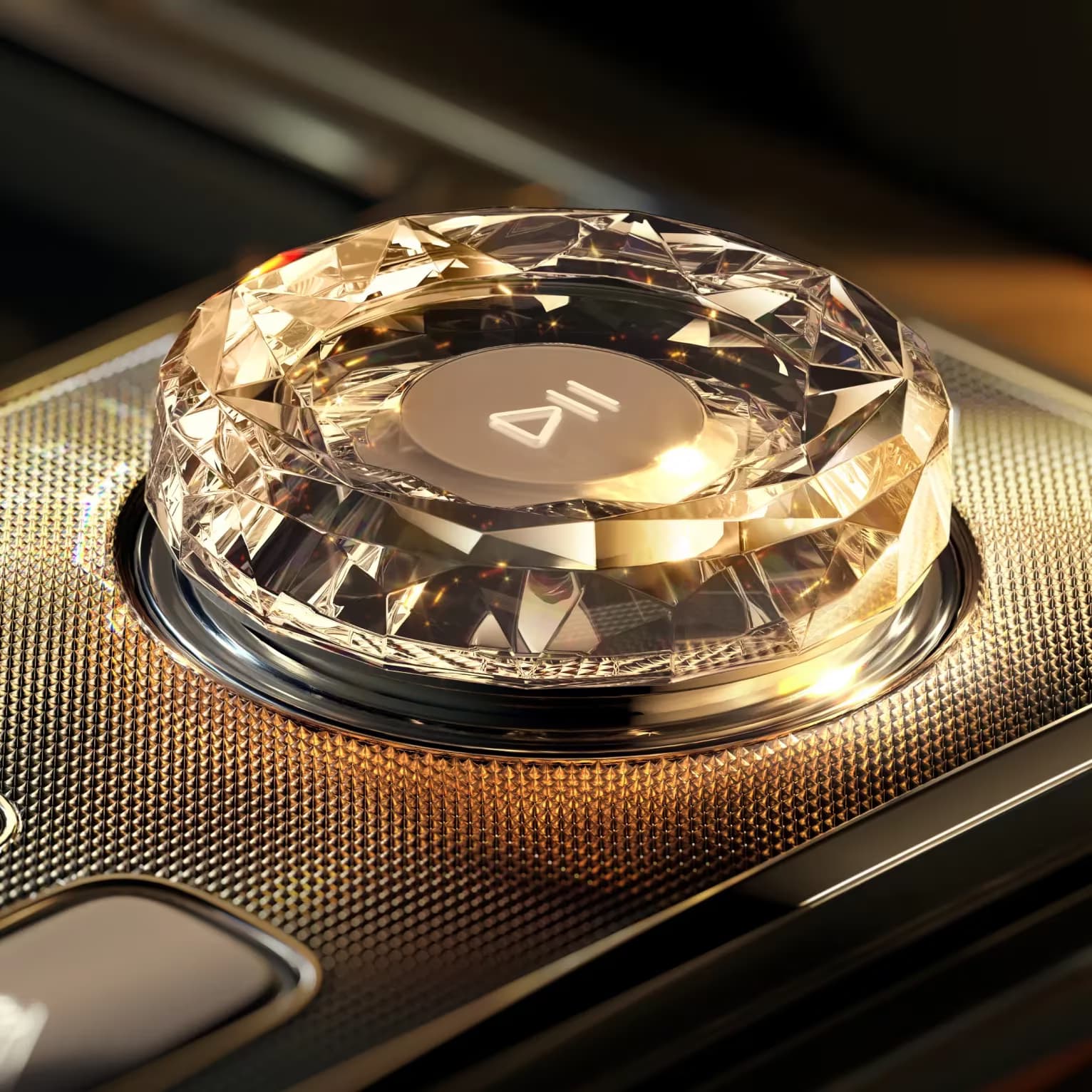 Crystal knob
